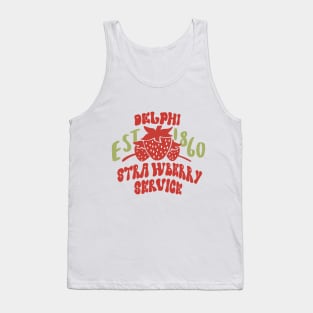 Delphi strawberry service Tank Top